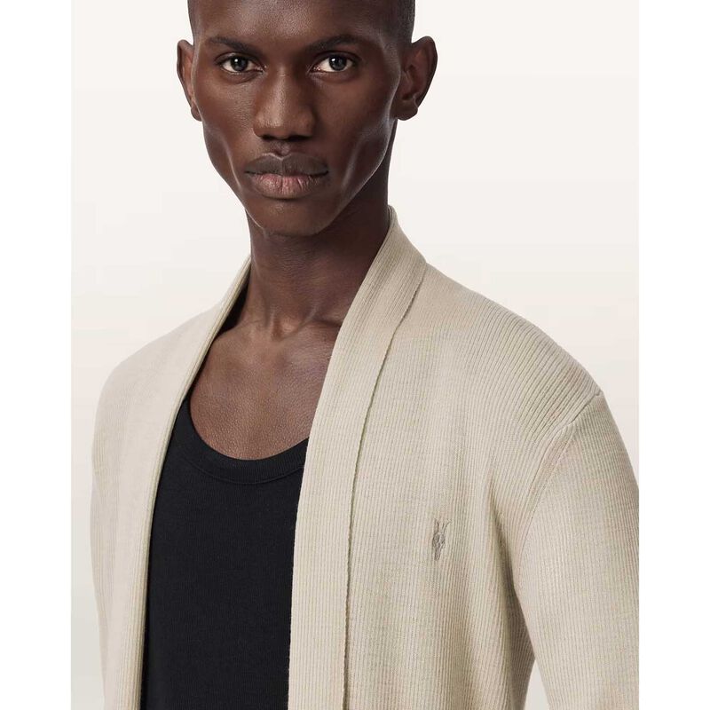 AllSaints Mode Merino Open Cardigan image number 2